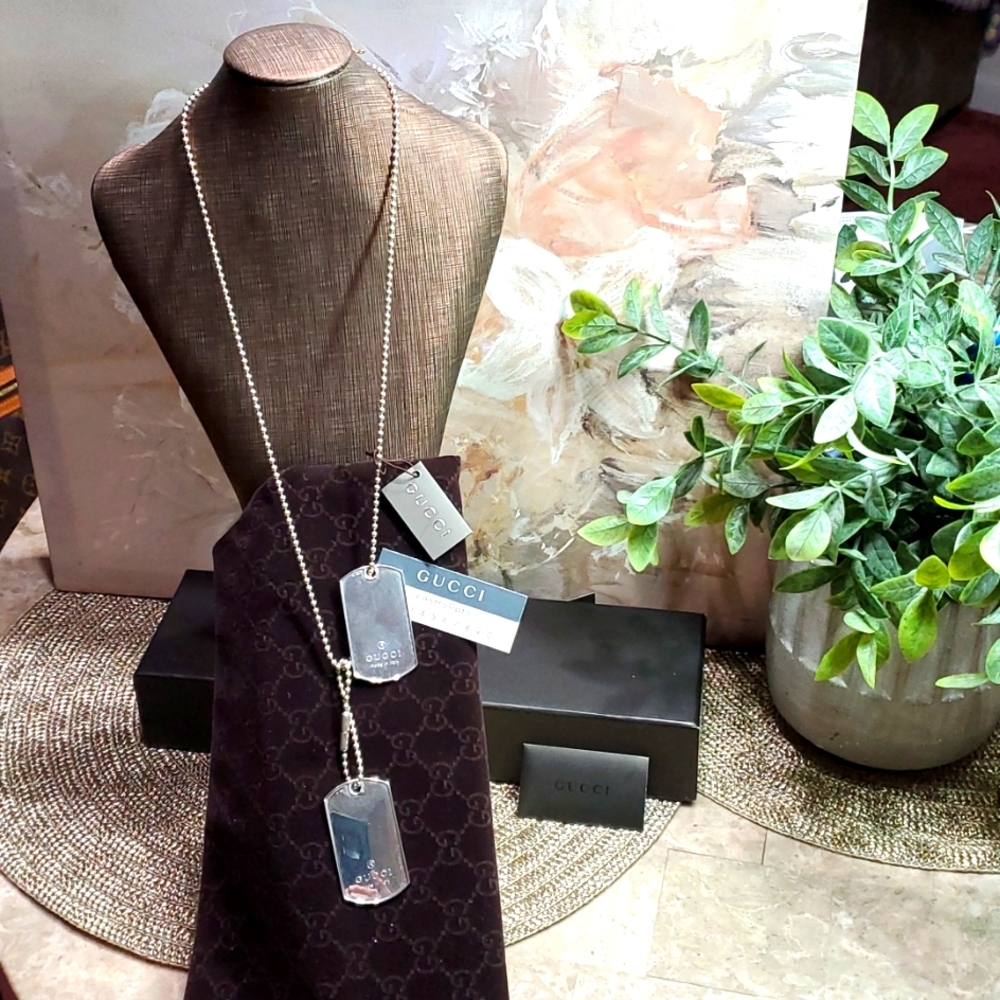 GUCCI DOUBLE DOG TAGS